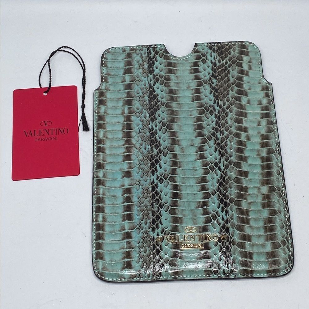 Valentino Garavani Snake Embossed Leather iPad Mini Case